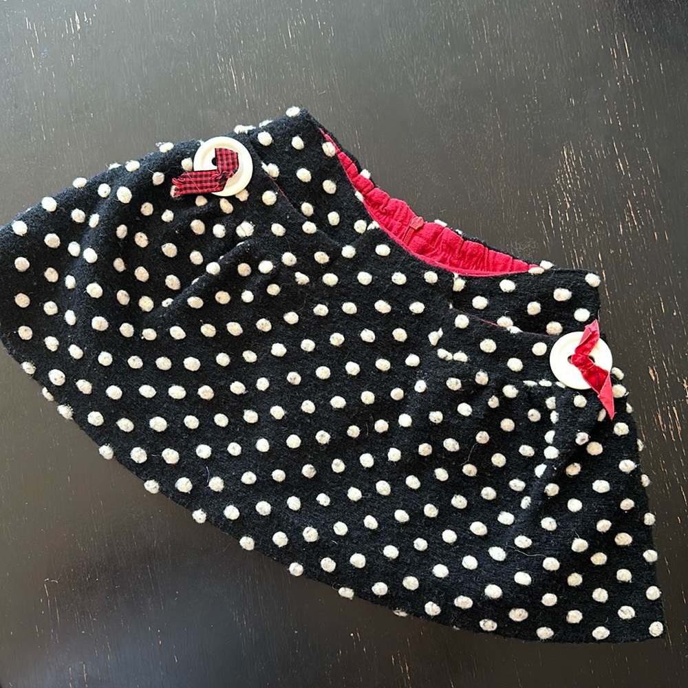 Girls polka dot skirt